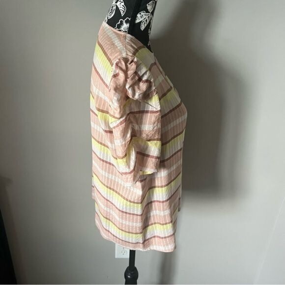 Sezane Coralie Shirt Top Blouse Women’s Striped Size 36 - Picture 5 of 6